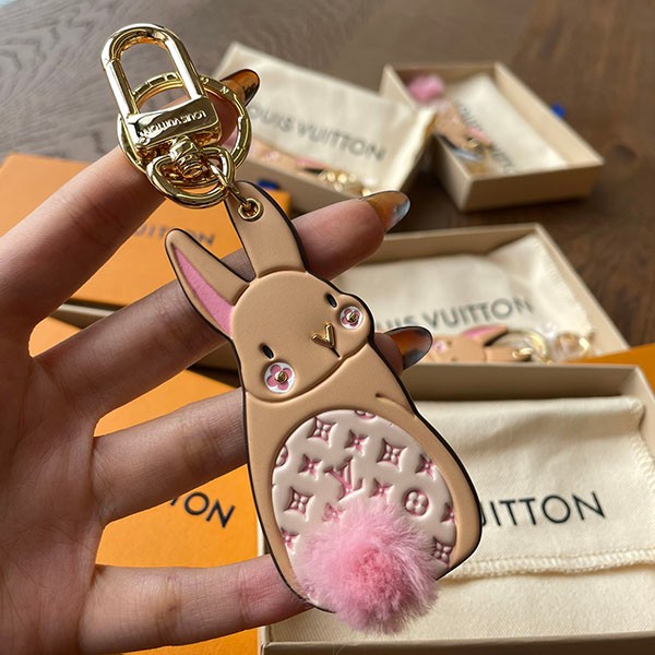 超話題!ルイヴィトン バッグチャーム兼キーホルダー ポルト 偽物 クレ・LV バニー M00994